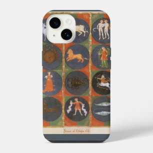 Vintage Celestial, astrologische Tierkreiszeichen- iPhone 14 Hülle