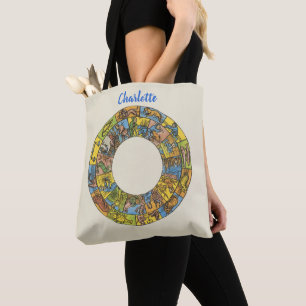 Vintage Celestial, astrologisches Zodiakusrad