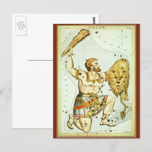Vintage Celestial Astronomy, Orion Constellation Postkarte