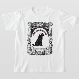 Vintage Celestial Hund Semper Fidelis T-Shirt