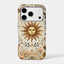Vintage-Celestial-Sonnen-Botanik-Handyhülle