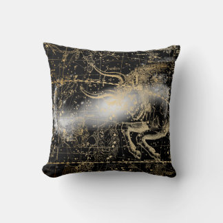 Vintage Celestial Star Map Background Kissen
