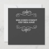 Vintage Chalkboard-Hochzeit bei Wilden Pferden