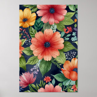 Vintage Charm Kunstposter Poster