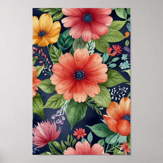 Vintage Charm Kunstposter Poster (Vorne)