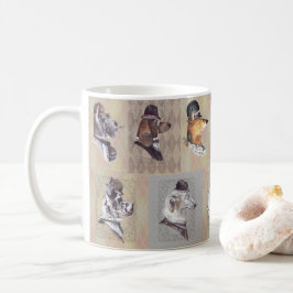 🐾 Vintage Charm of “The Gentleman Dogs”! 🐾 Kaffeetasse