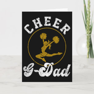 Vintage Cheer G Papa Cheerleading-Fan Vatertag Karte