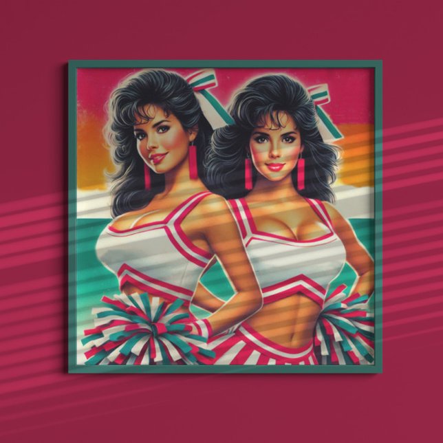 Vintage Cheerleader Poster (Von Creator hochgeladen)