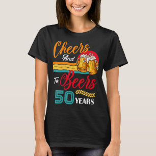Vintage Cheers und Biere zu meinem 50. Geburtstag T-Shirt