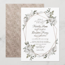 Vintage Cherish Floral Rose Goldene Hochzeit