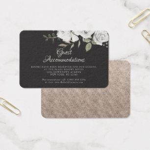 Vintage Cherish Guest Accommodation Insert Card