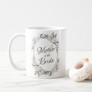 Vintage Cherish Roségold-Oval Mutter der Braut Kaffeetasse