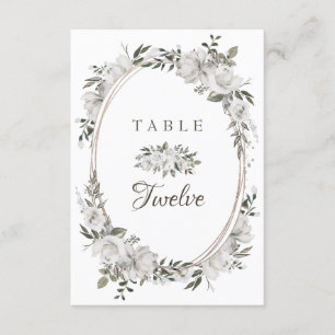 Vintage Cherish Seating Wedding Tischnummern