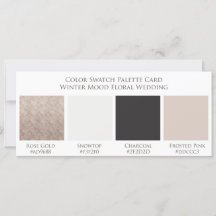 Vintage Cherish Wedding Color Swatch Palette