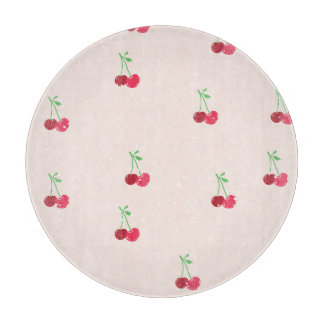 Vintage Cherry-Holzplatte Schneidebrett