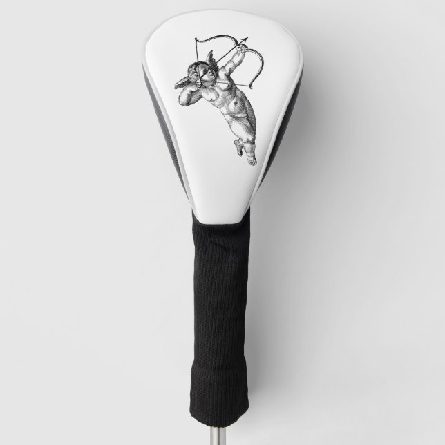Vintage Cherub Cupid-Liebe Golf Headcover (Vorderseite)