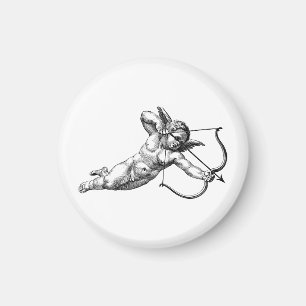 Vintage Cherub Cupid-Liebe Magnet
