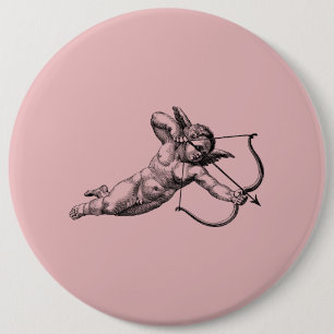 Vintage Cherub Engel Cupido Liebe Button