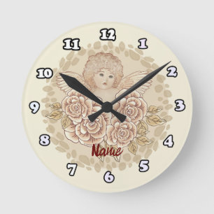 Vintage Cherub Engel Uhr