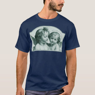 Vintage Cherubs Angels Cherub Kupider Kunst T-Shirt