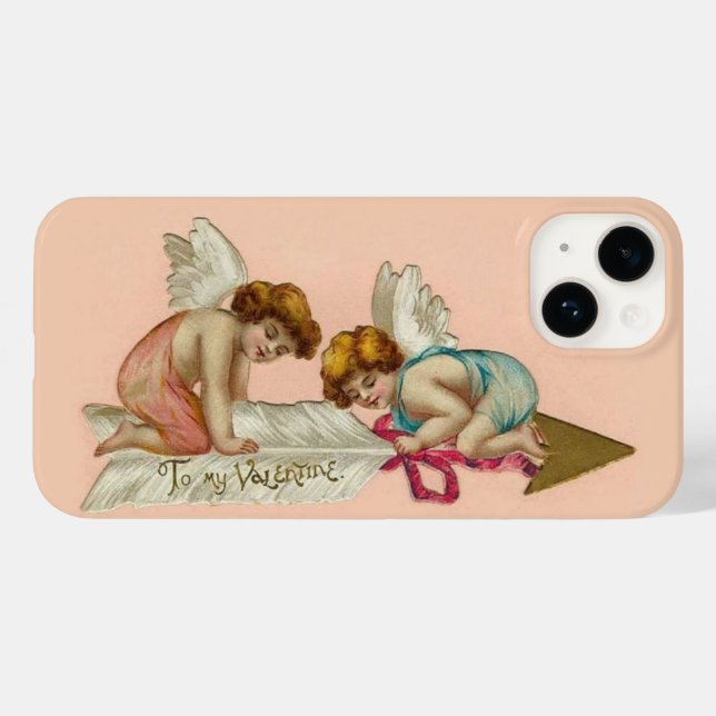 Vintage Cherubs Case-Mate iPhone Hülle (Rückseite (Horizontal))