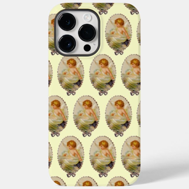 Vintage Cherubs Case-Mate iPhone Hülle (Rückseite)