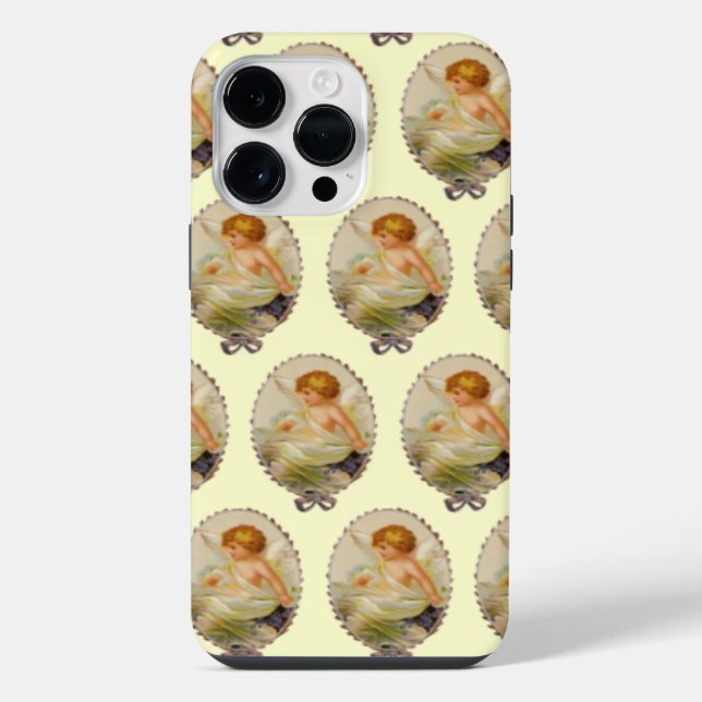 Vintage Cherubs iPhone Hülle (Rückseite)