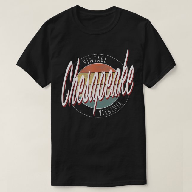 Vintage Chesapeake Virginia  T-Shirt (Design vorne)