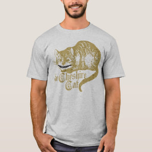 Vintage Cheshire-Katzen-Illustration T-Shirt