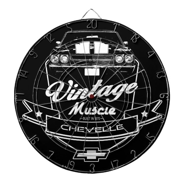 Vintage Chevelle Dartscheibe (vorne)