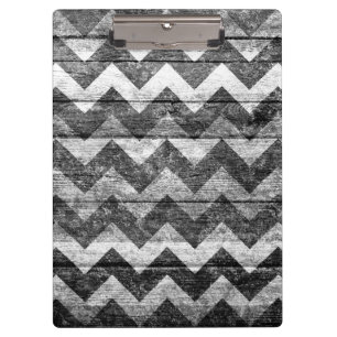 Vintage Chevron Holz Abstract #4 Klemmbrett
