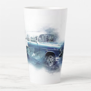 Vintage-Chevy-Auto aus den 1950er Jahren als digit Milchtasse