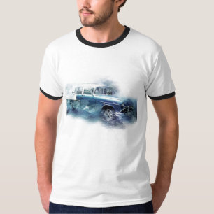 Vintage Chevy Auto aus den 1950er Jahren als digit T-Shirt