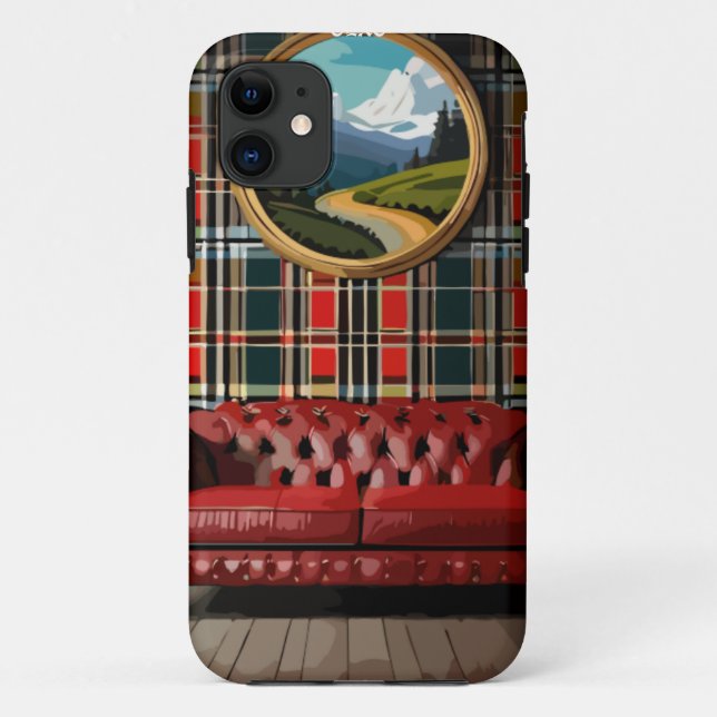 Vintage Chic Case-Mate iPhone Hülle (Rückseite)
