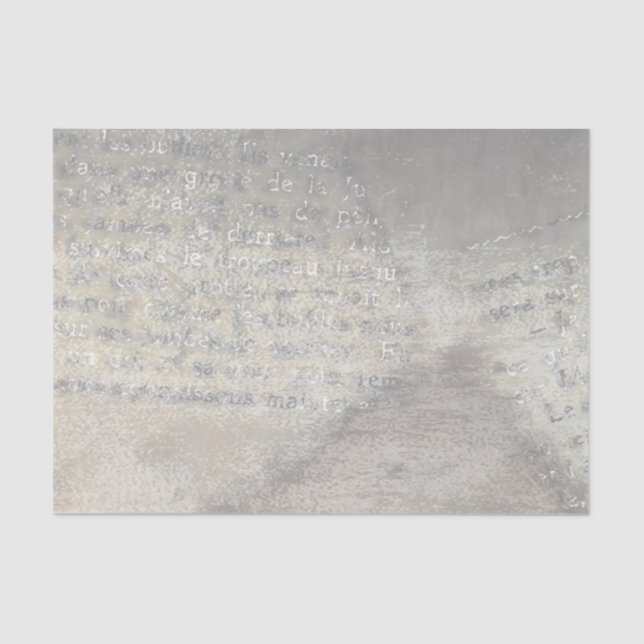 Vintage Chic Country Rustic Buchseiten Seidenpapier (Vorderseite)