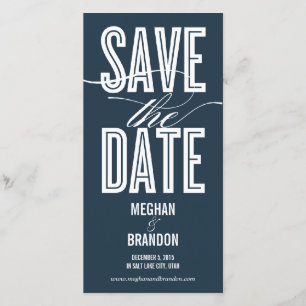 Vintage Chic--Foto-Karten Save The Date