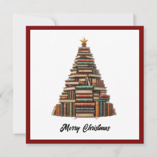 Vintage-Chic-Fun-farbige Weihnachtsfeiertagskarte Feiertagskarte