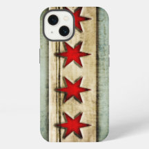 Vintage-Chicago-Flag-Distressed-Wood-Look