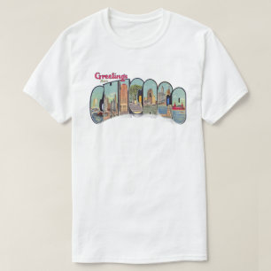 Vintage Chicago Gruß T-Shirt