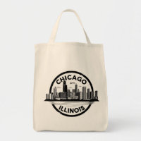 Vintage Chicago Illinois Stadt Skyline Retro Reise