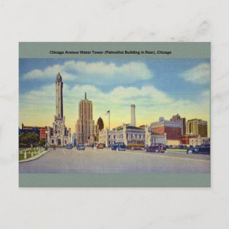 Vintage Chicago Post Card Postkarte