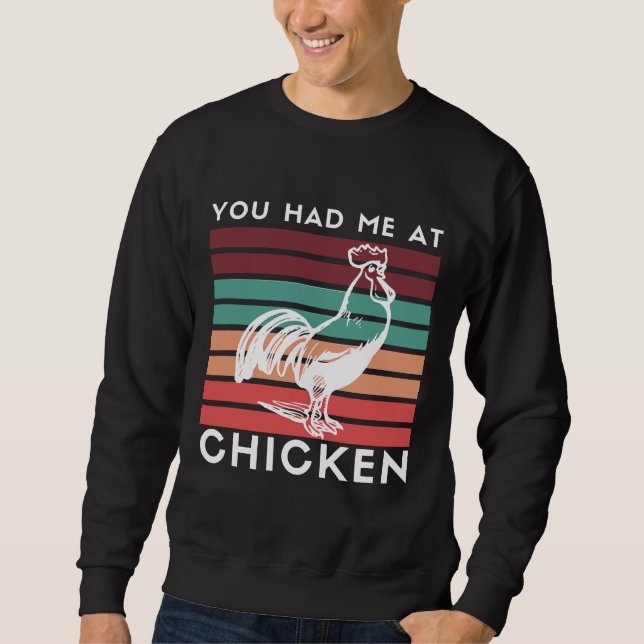 Vintage Chicken Sweatshirt (Vorderseite)