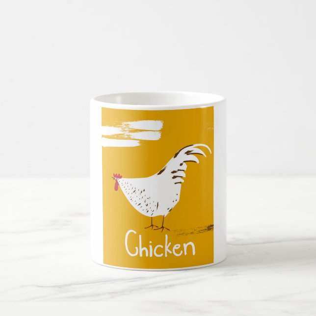 Vintage Chicken Tasse (Mittel)