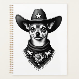 Vintage-Chihuahua-Cowboy-Stil-Western-D Planer
