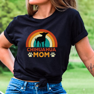 Vintage Chihuahua Dog Mama Sunset T-Shirt