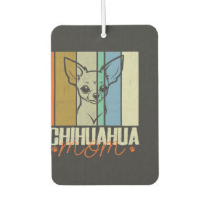 Vintage Chihuahua Mama Hunde Liebhaber Muttertag Autolufterfrischer