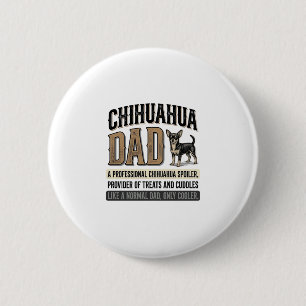 Vintage-Chihuahua-Vater-Hunde-Liebhaber-Shirt-Desi Button