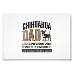 Vintage-Chihuahua-Vater-Hunde-Liebhaber-Shirt-Desi Fotodruck