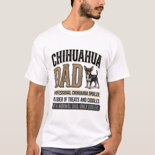 Vintage-Chihuahua-Vater-Hunde-Liebhaber-Shirt-Desi T-Shirt