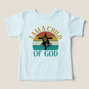 Vintage-Child-of-God-T-Shirt-Design Vektor Kunst H